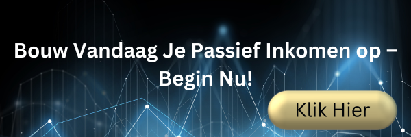 Persoon begint met beleggen, symboliseert passief inkomen uit beleggen en financiële vrijheid.